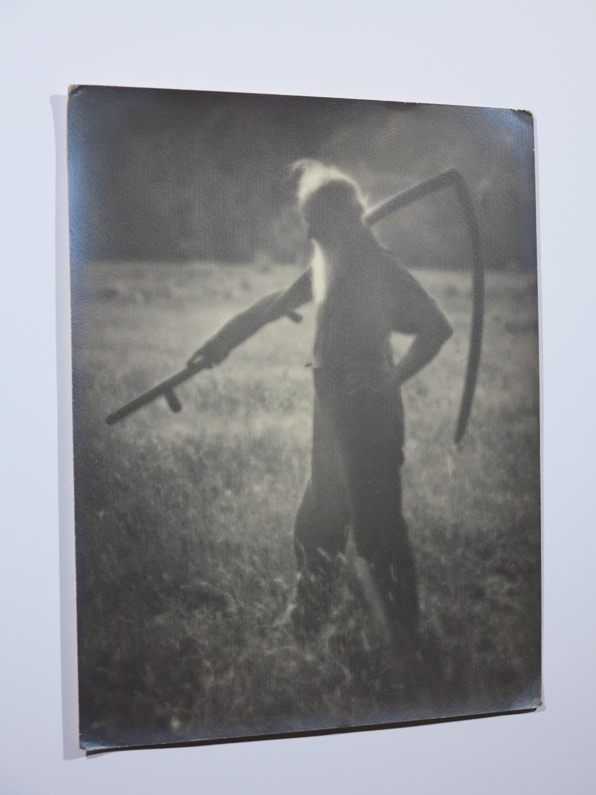 Untitled (Father Time, Bound Brook NJ) - Impressionist Photograph by J. B. Pardoe