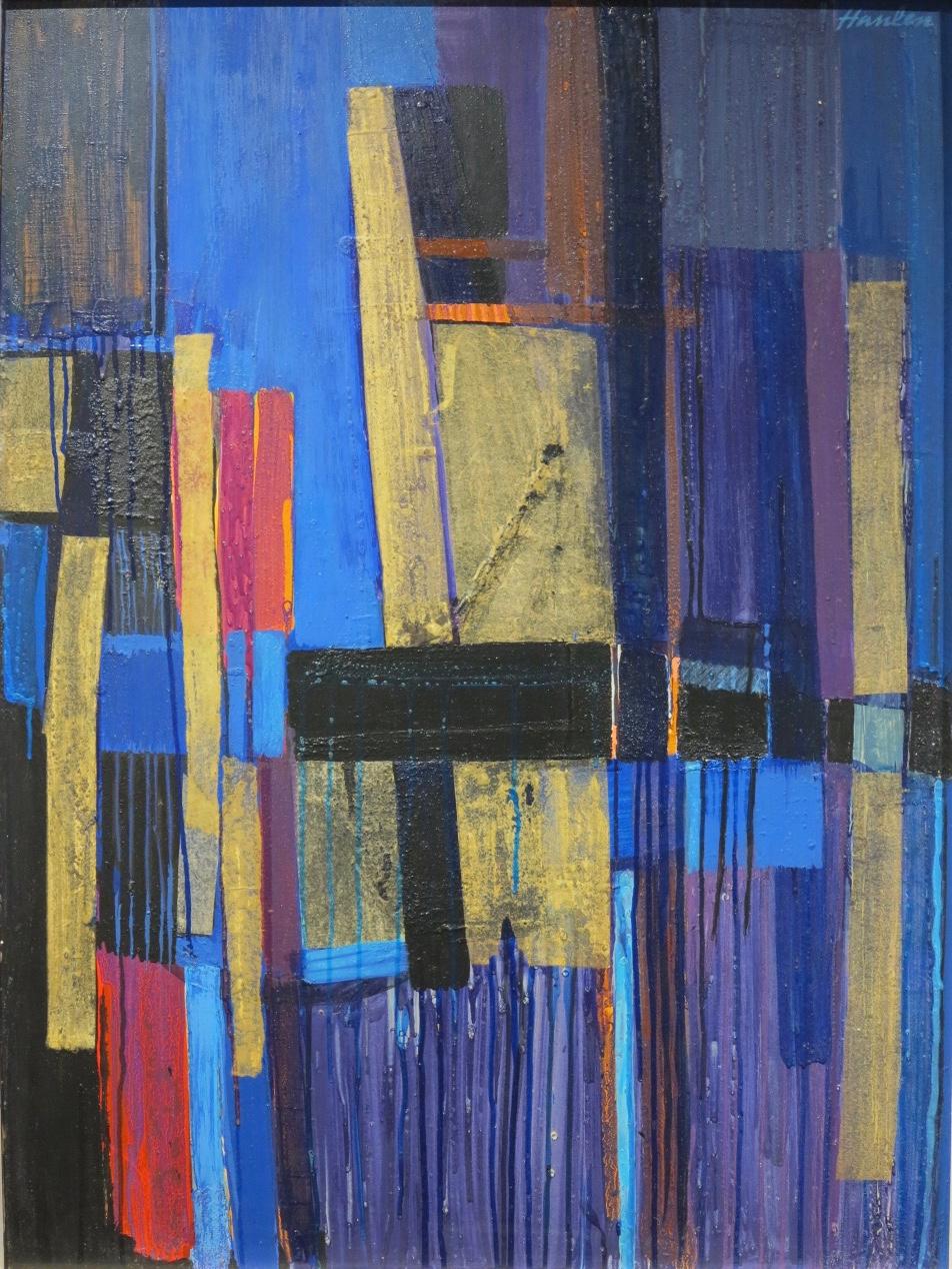 John Hanlen  Abstract Painting - Night Sound