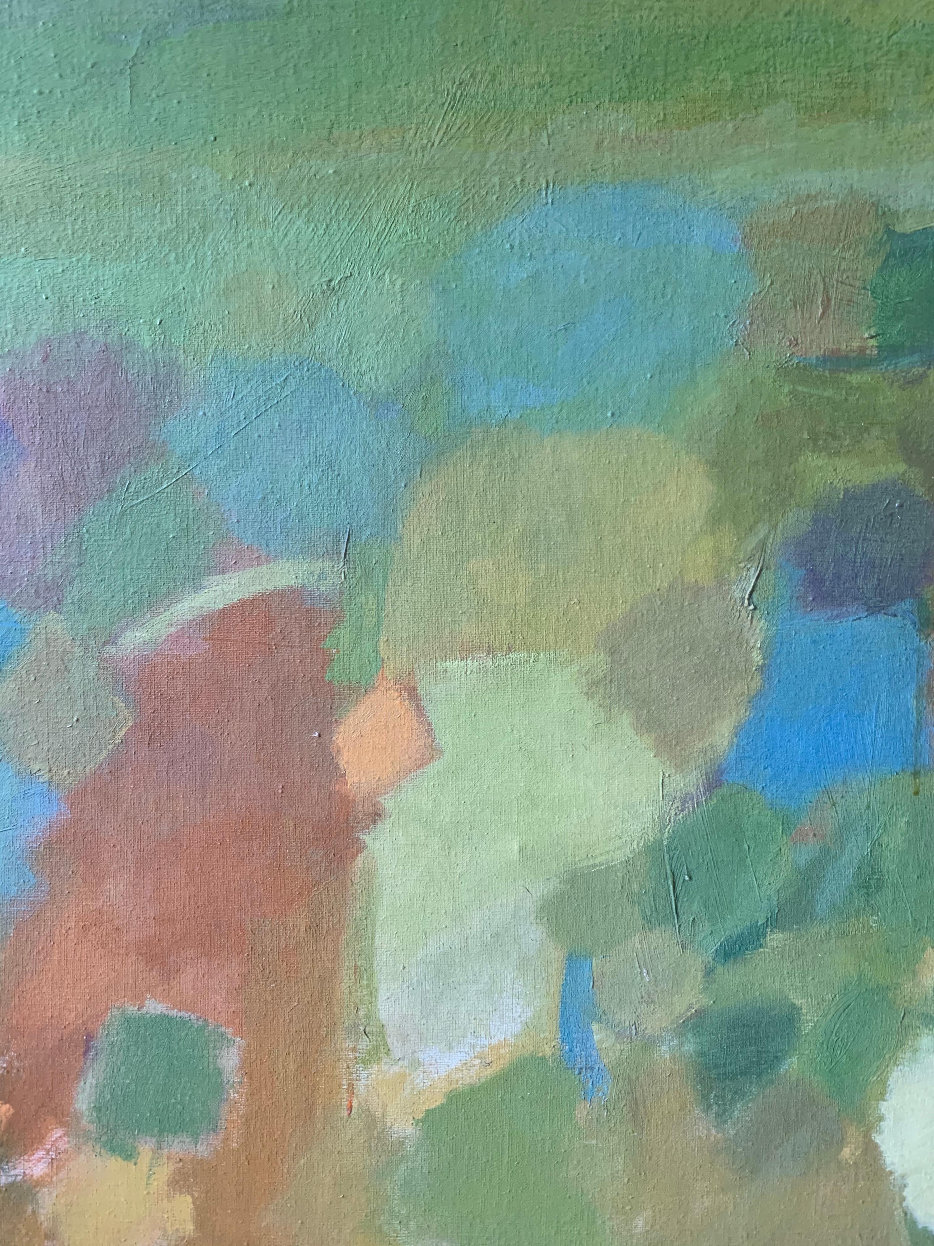 Landscape (abstract expressionist mid-century landscape) 1