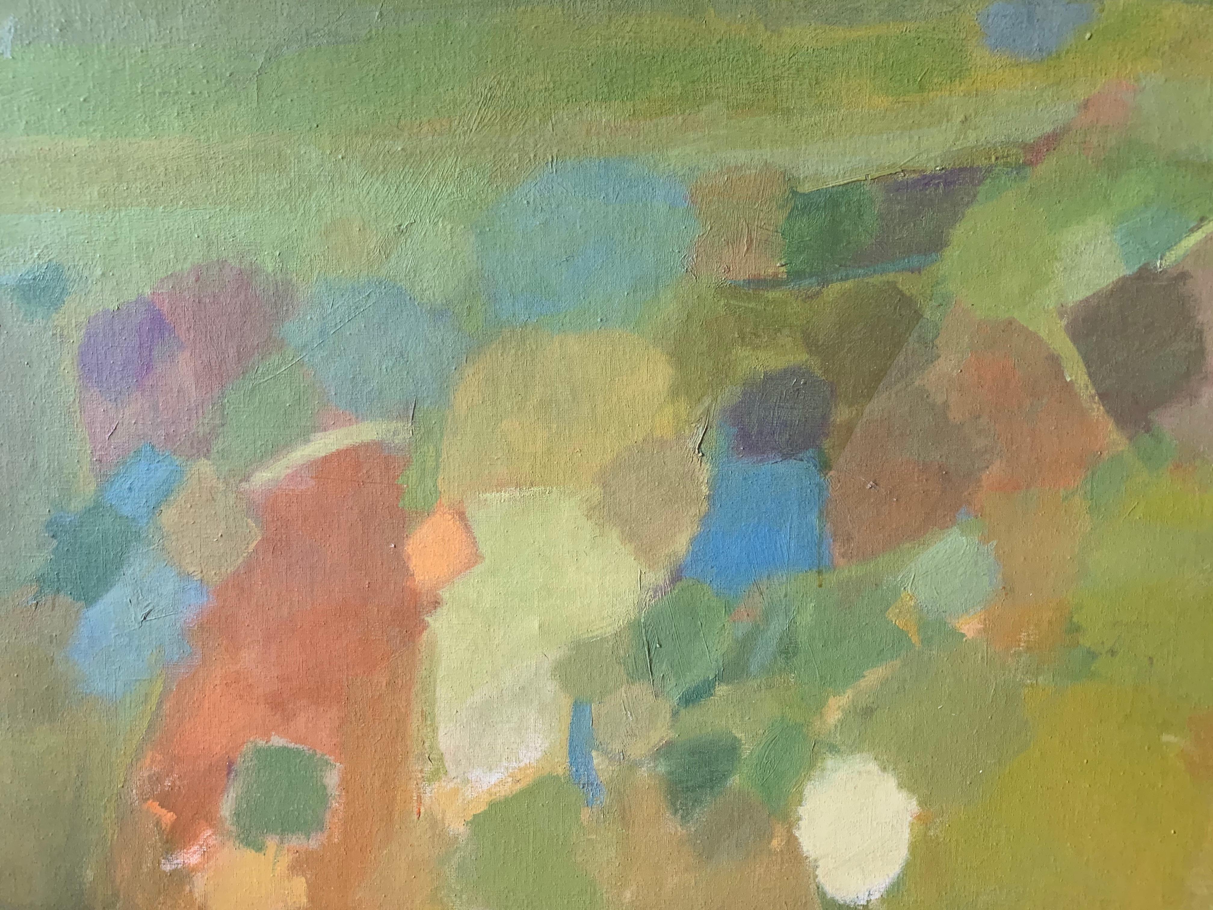 Landscape (abstract expressionist mid-century landscape) - Painting by Judith Ingram 