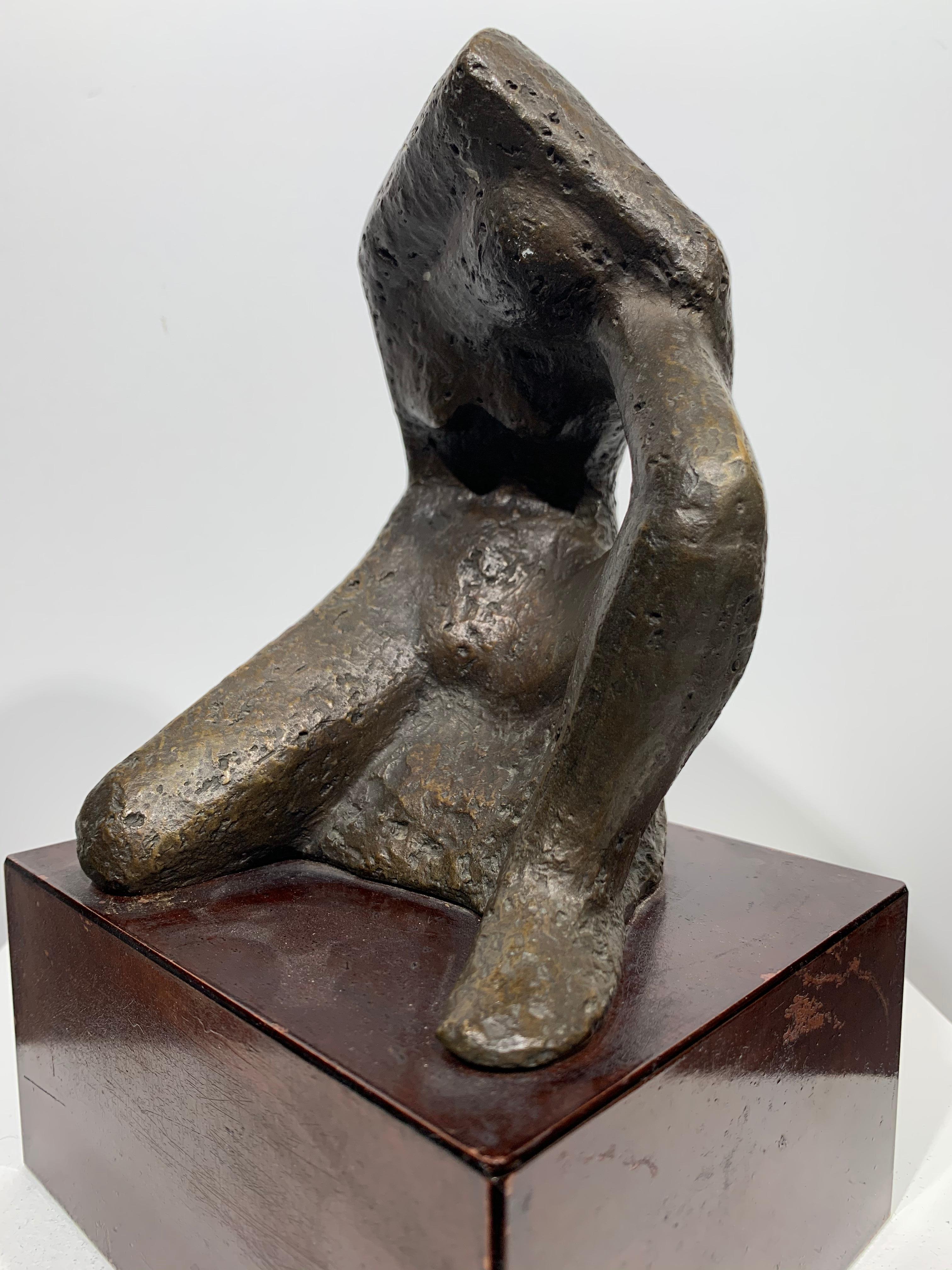 Female Figure (abstract woman bronze sculpture) 2