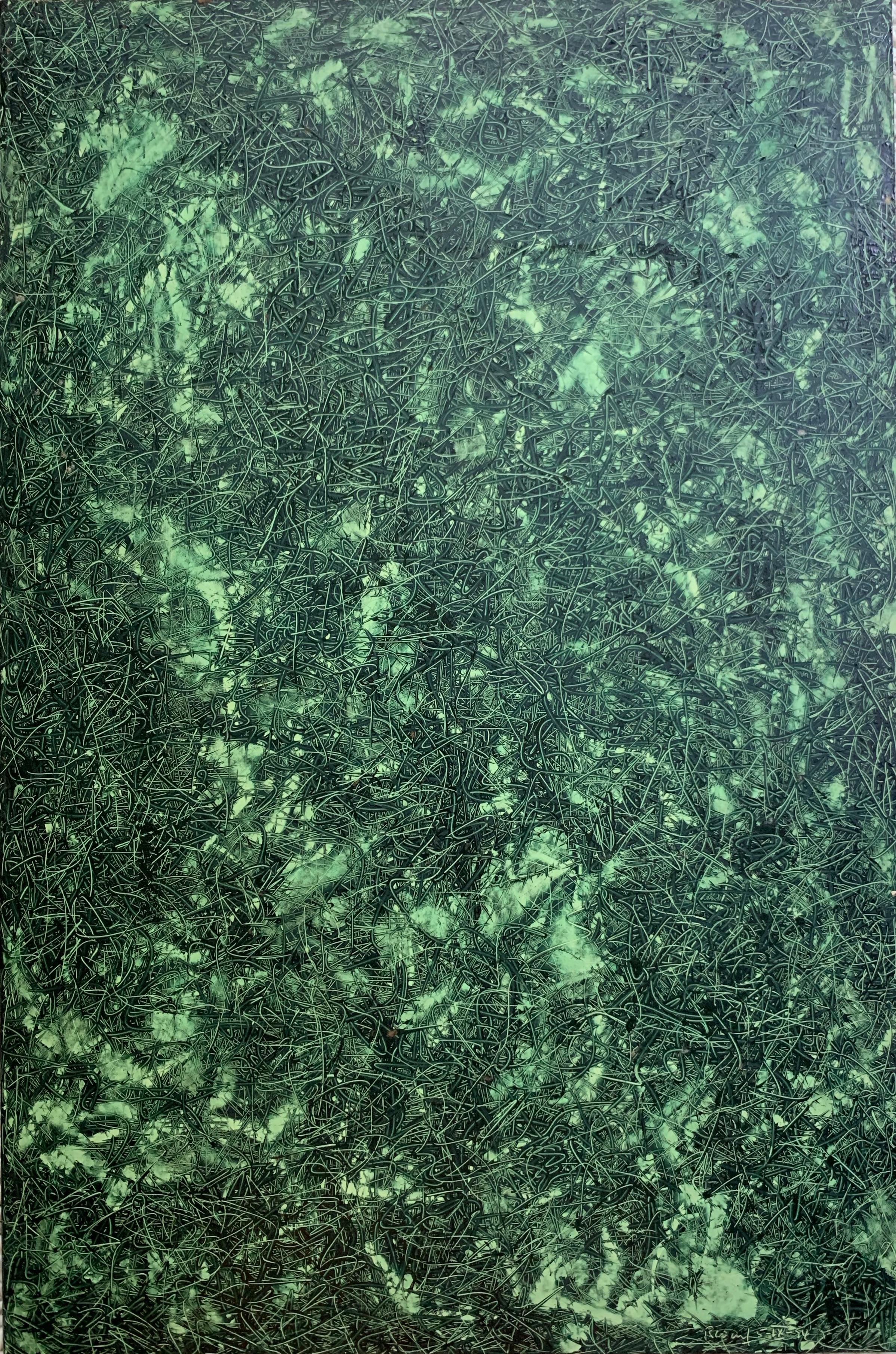 Senza titolo (ER39) Pittura espressionista astratta