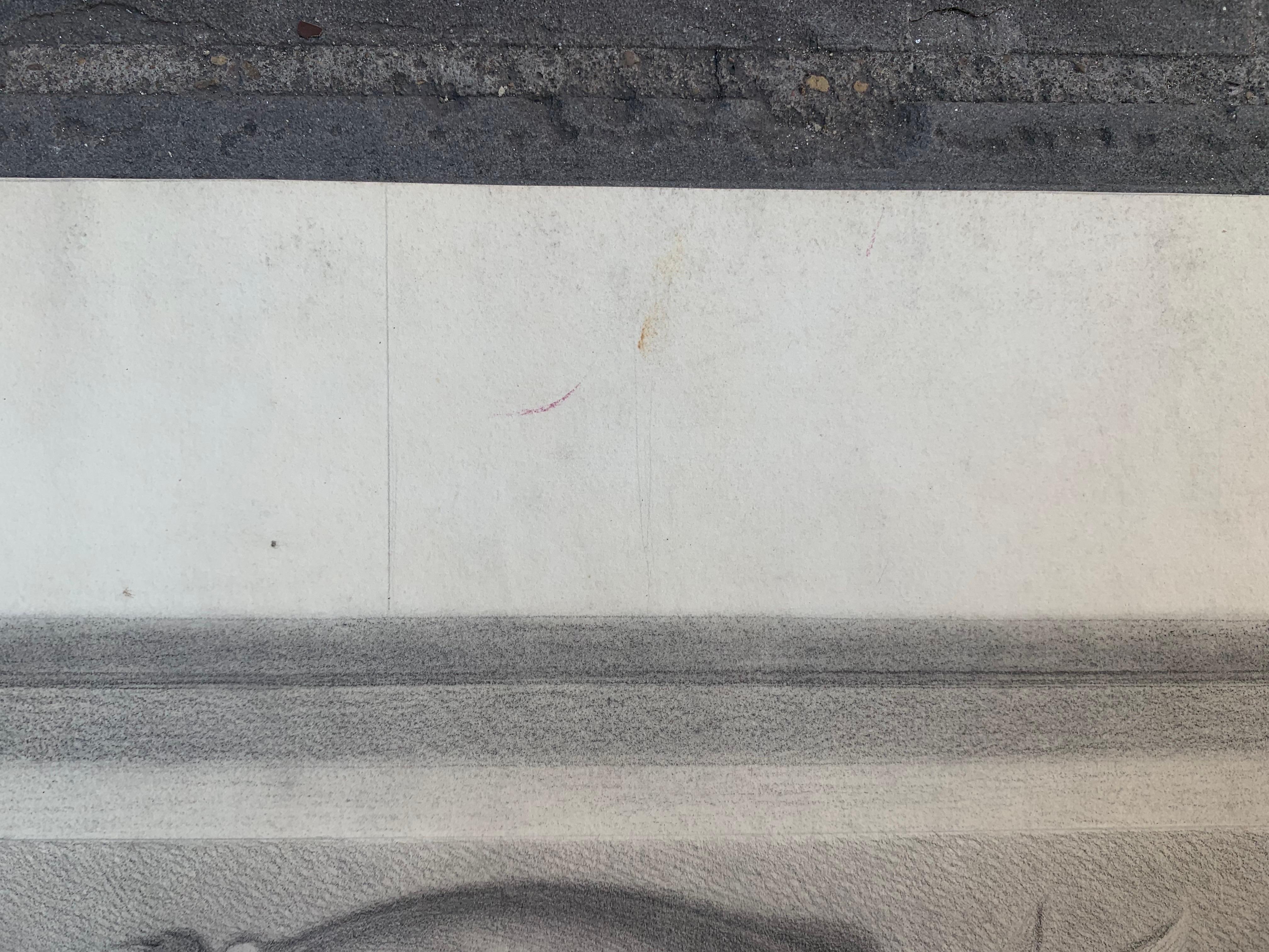 Academic Study of a Plaster Frieze: Grotesques, Dragons, and Birds, 1864 10