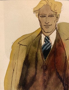 Poster Sketch for fashion advertising for FACIS, Italian Pret-a-Porter company.