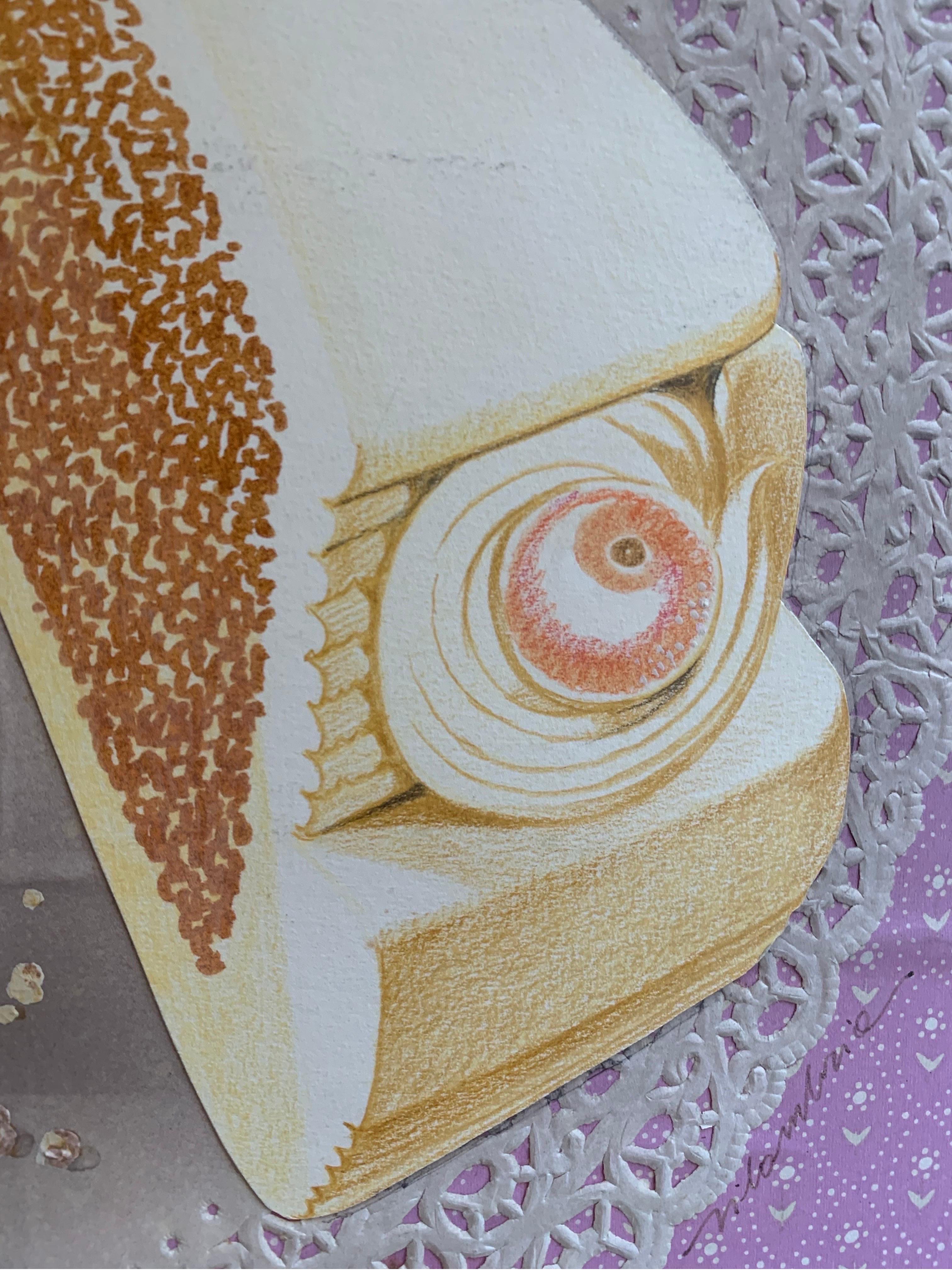 Fiat Wedding Cake Car: Irony And Provocation In Marco Silombria's Pop Art. in vendita 1