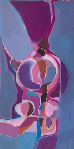 Abstract geometric composition with hints of the female body.
