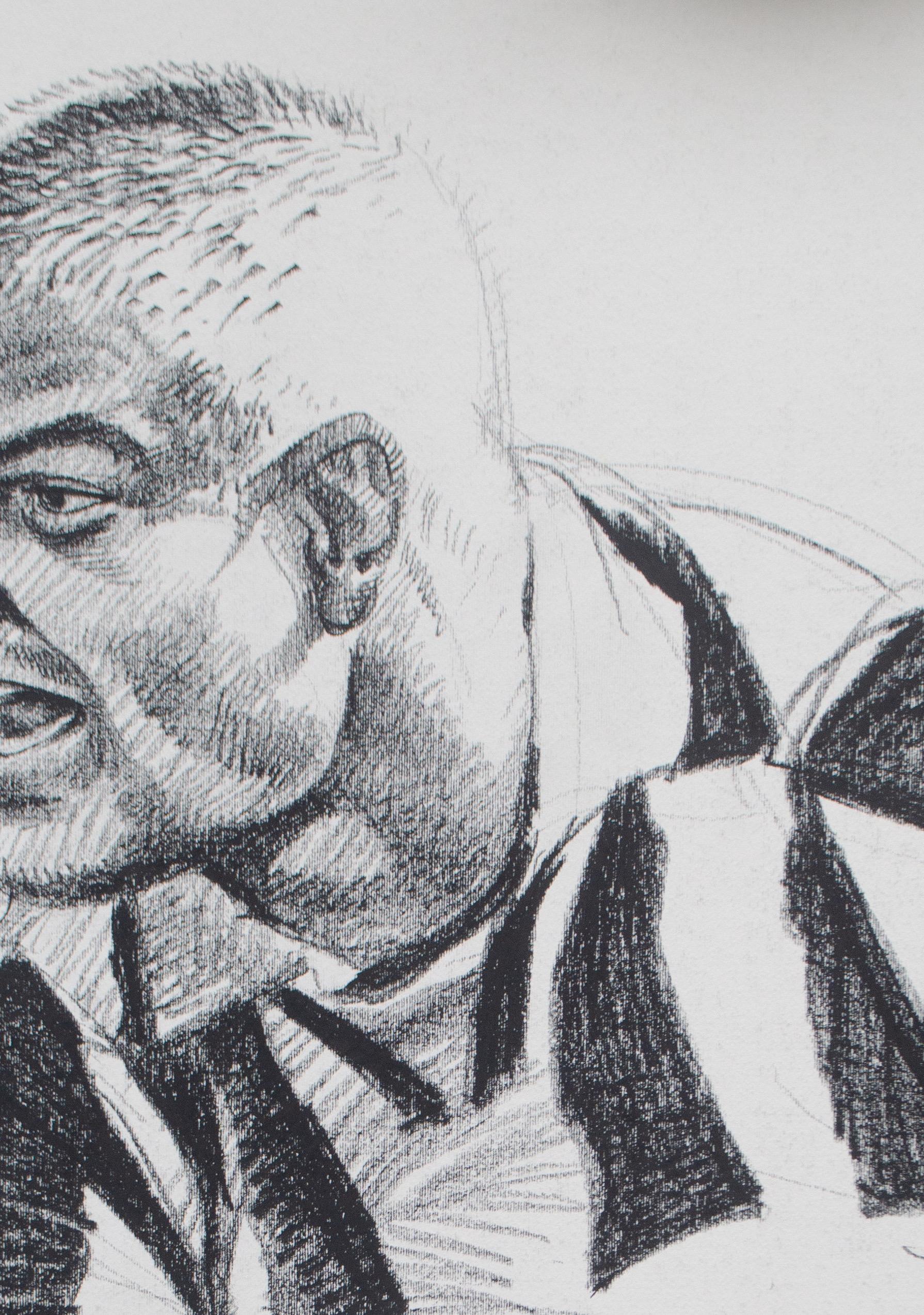 Juventus Fußballspieler, UEFA Champions League Final. 1996. Cm 101 x 72 cm – Art von Marco Silombria 