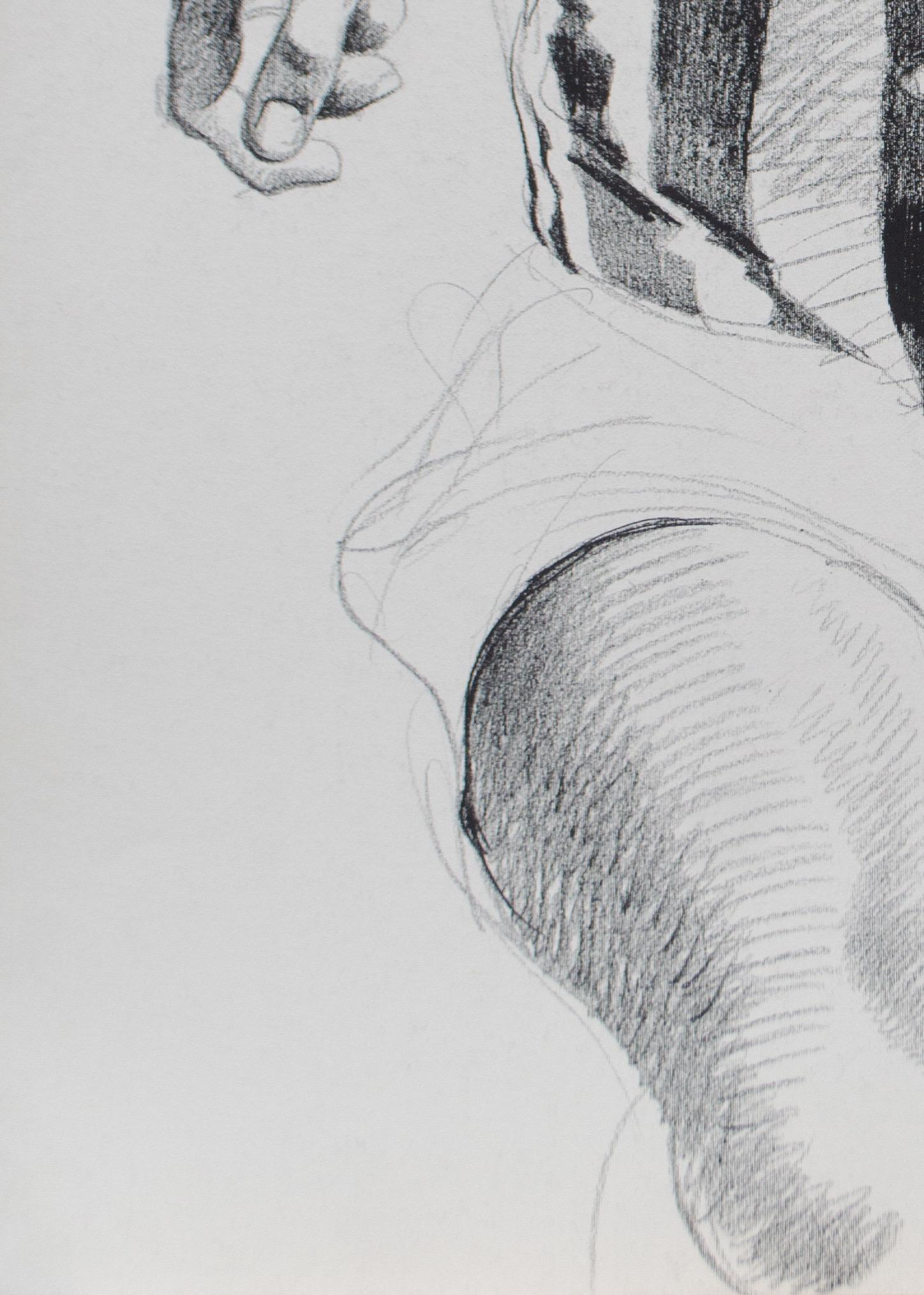 Juventus Football Player, UEFA Champions League 1996 – 101 x 72 cm

Technique: Charcoal on paper, signed and dated ’96
Author: Marco Silombria (Savona, 1936 - Albissola, 2017)

Dimensions: 101 cm x 72 cm

Provenance: From the descendants of Marco
