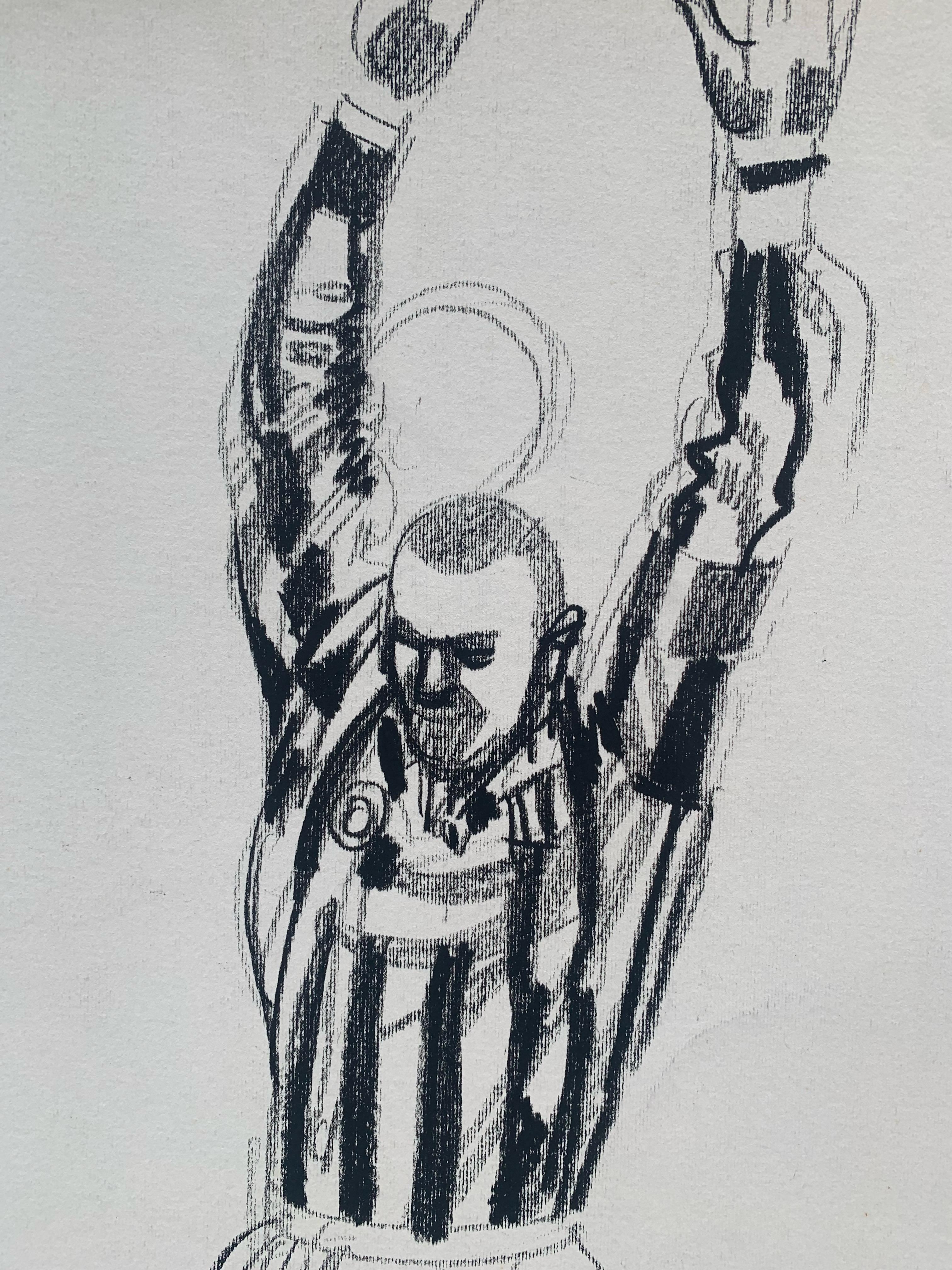 Chute acrobatique d'un joueur de la Juventus - UEFA Champions League 1995-96 en vente 1