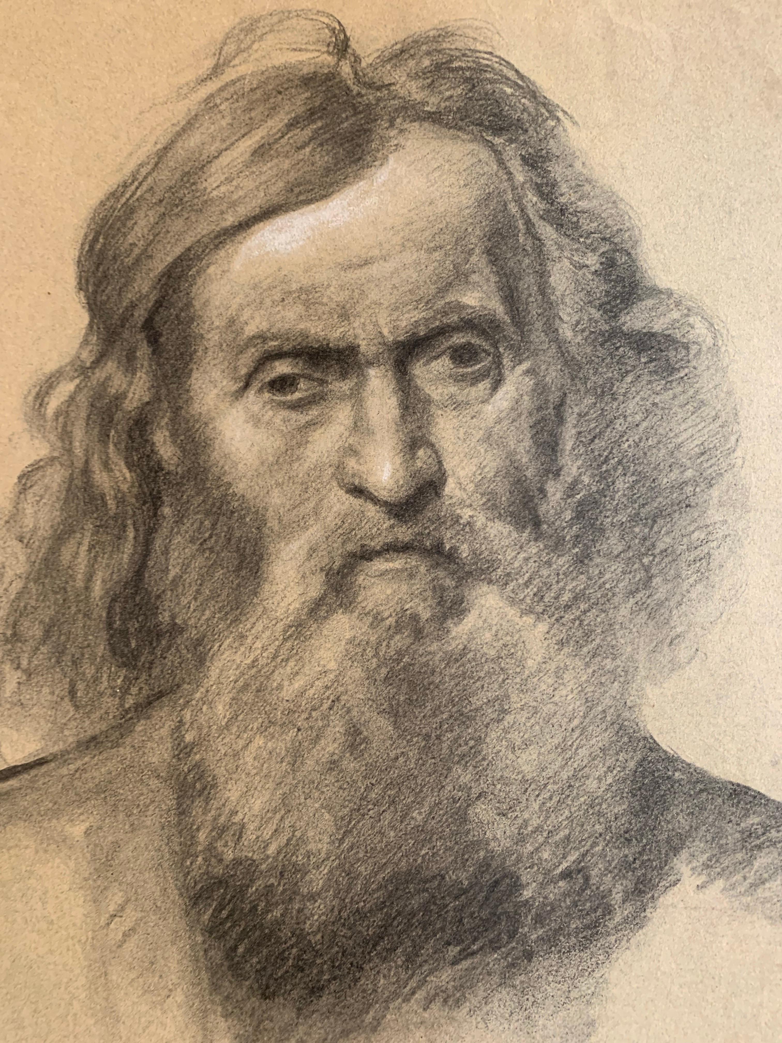 Estudio para la cabeza de un apóstol o santo

Artista: Enrico Reffo (1831-1917)
Medio: Carboncillo y tiza blanca sobre papel de color
Dimensiones: [A especificar]
Fecha: Finales del siglo XIX - principios del XX
Procedencia: Del taller del artista,
