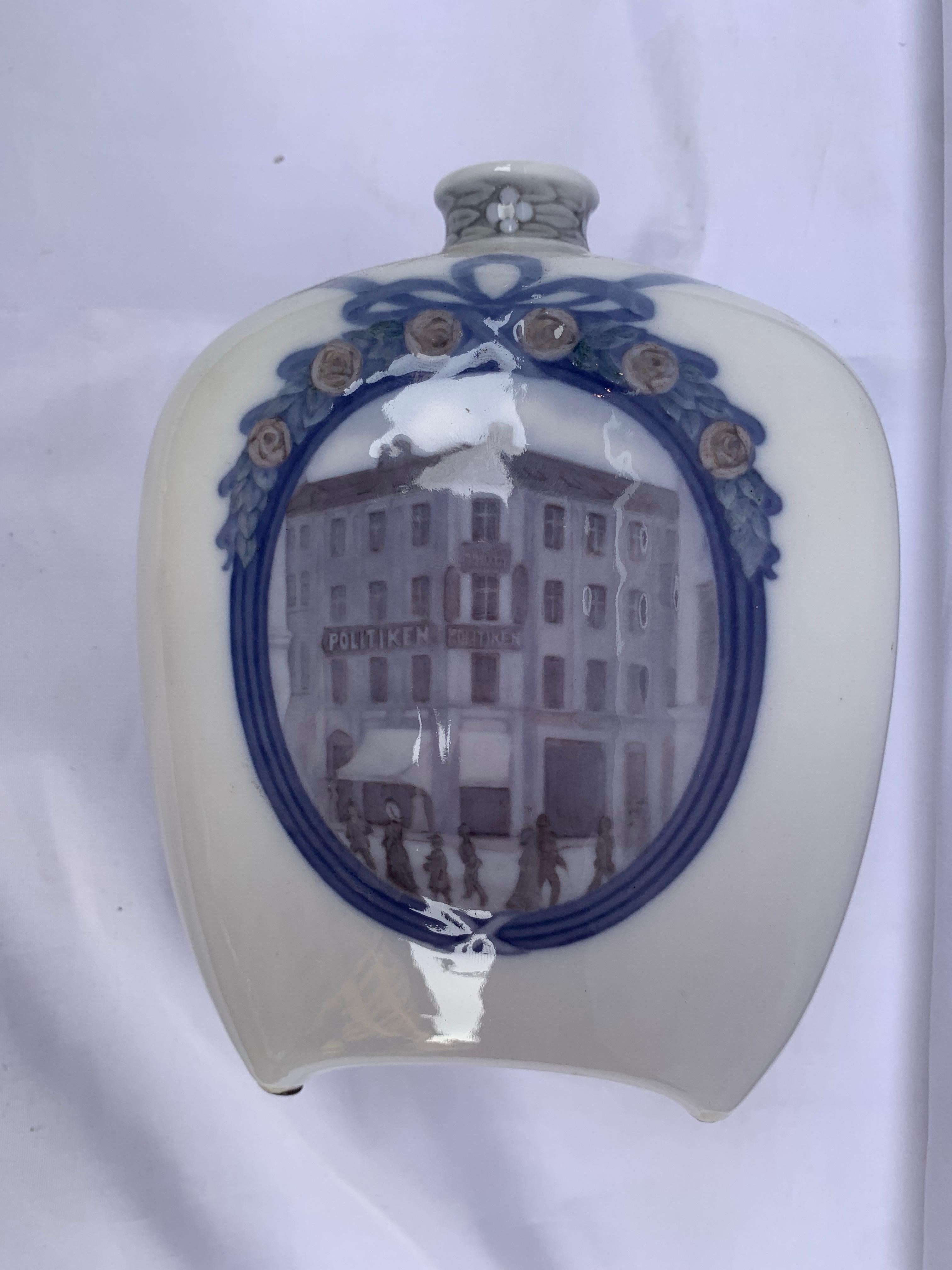 Jarrón Royal Copenhagen, 1909 - Politiken Periódico Danés 25 Aniversario en venta 13