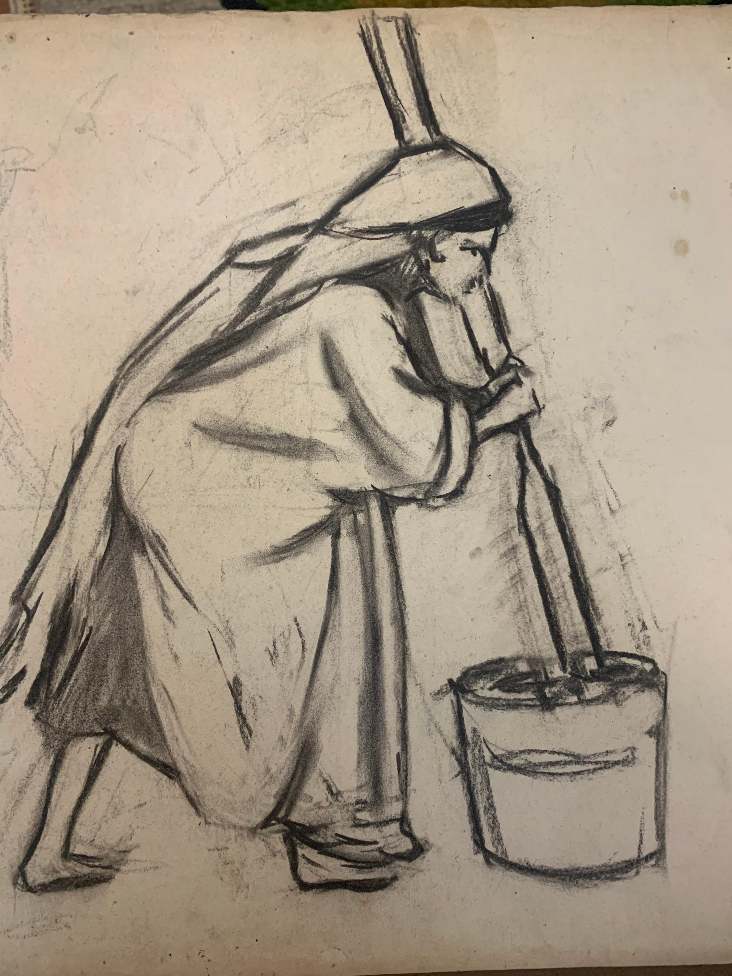 Women Of The Eastern Village. Andrée Karpelès (Paris, 1885 - Grasse, 1956). - Art Deco Art by Andrée Karpèles