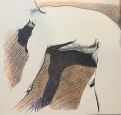 The body of a slim young man. 1970s. Marco Silombria signed.