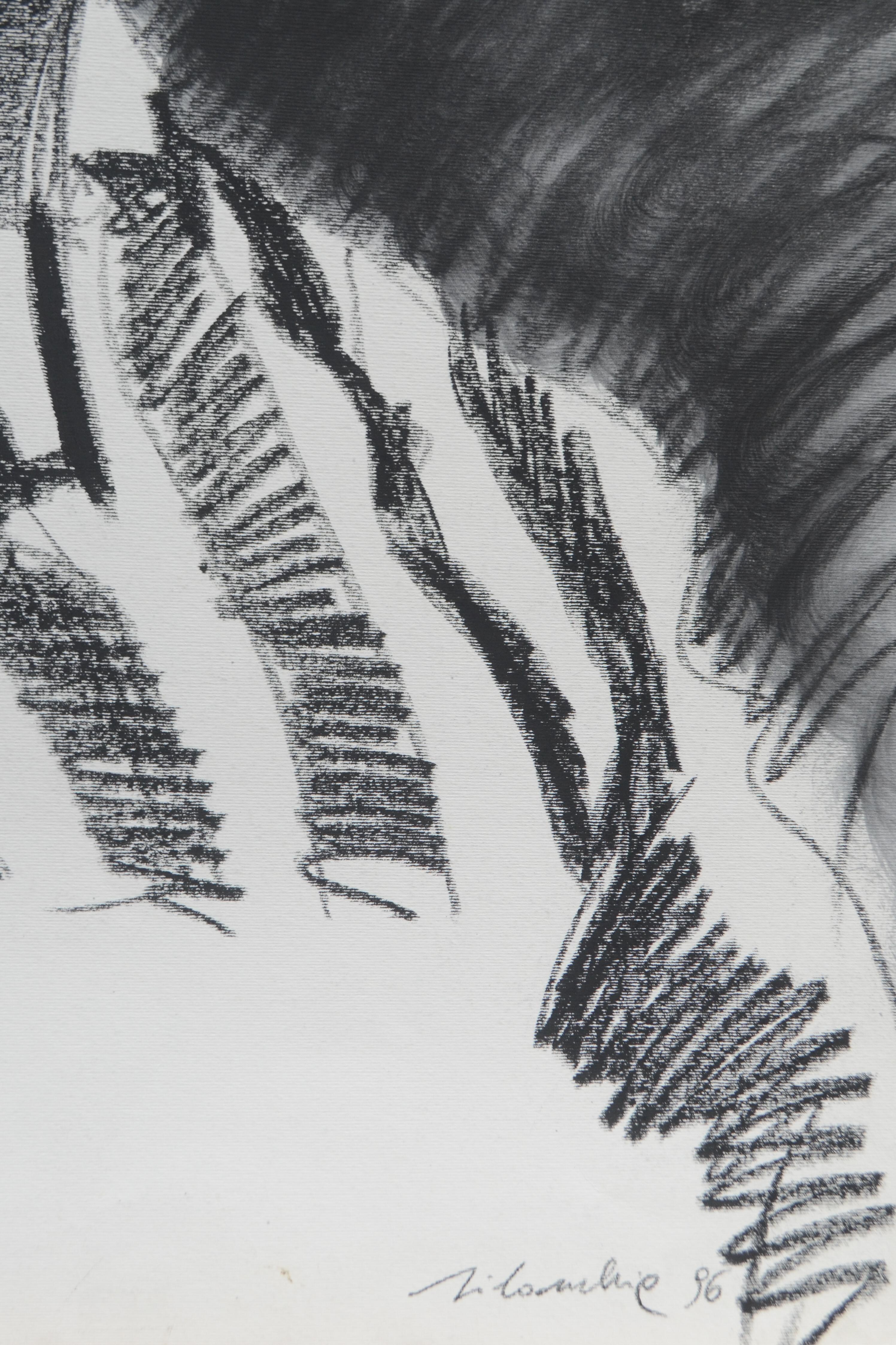 Gianluca Vialli - Juventus Football Legend, UEFA Champions League 1994-95 - The Roar of Victory.

Technique: Charcoal on paper, Signed and dated ’96
Author: Marco Silombria (Savona, 1936 - Albissola, 2017)

Dimensions: 72 cm x 50 cm

Provenance: