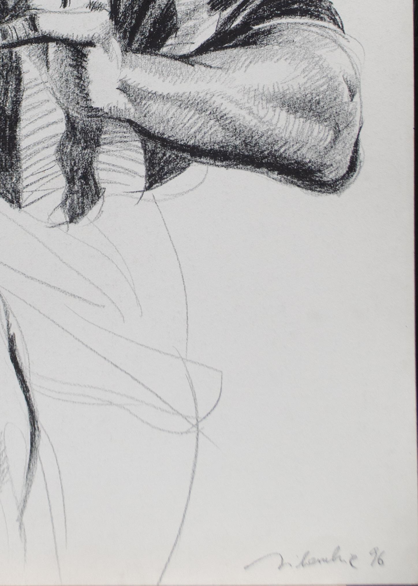 1996: Moreno Torricelli - Juventus Defender as a Modern Hero

Technique: Charcoal on paper, signed and dated '96  
Author: Marco Silombria (Savona, 1936 - Albissola, 2017)  

Dimensions: 101 cm x 72 cm  

Provenance: This unique piece comes from the