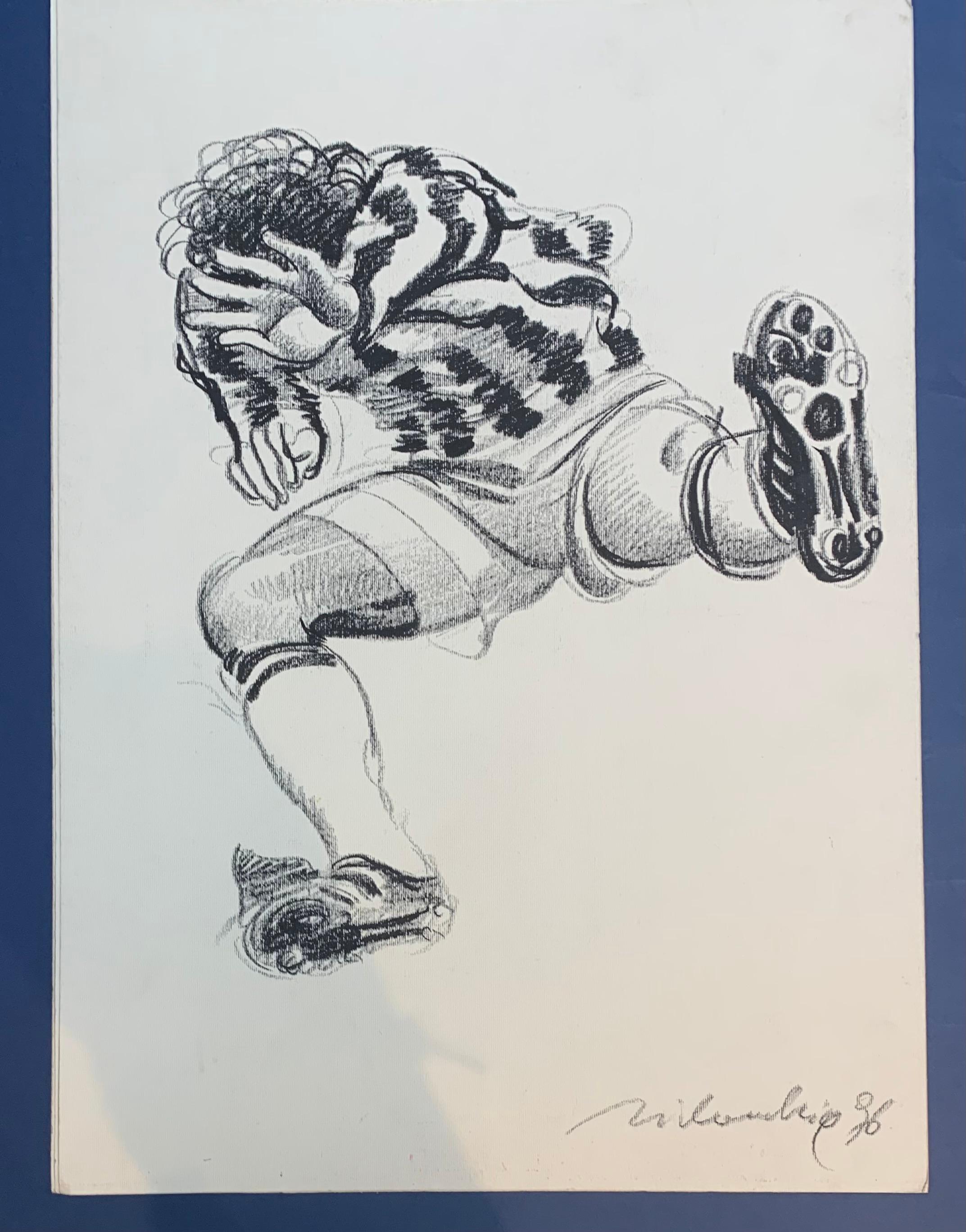 Juventus Football Player – Tribute to UEFA Champions League Victory, 1996 - Art di Silombria Marco