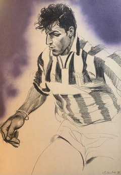 Juventus - Alessandro del Piero. UEFA Champions League 1996, 101 x 72 cm