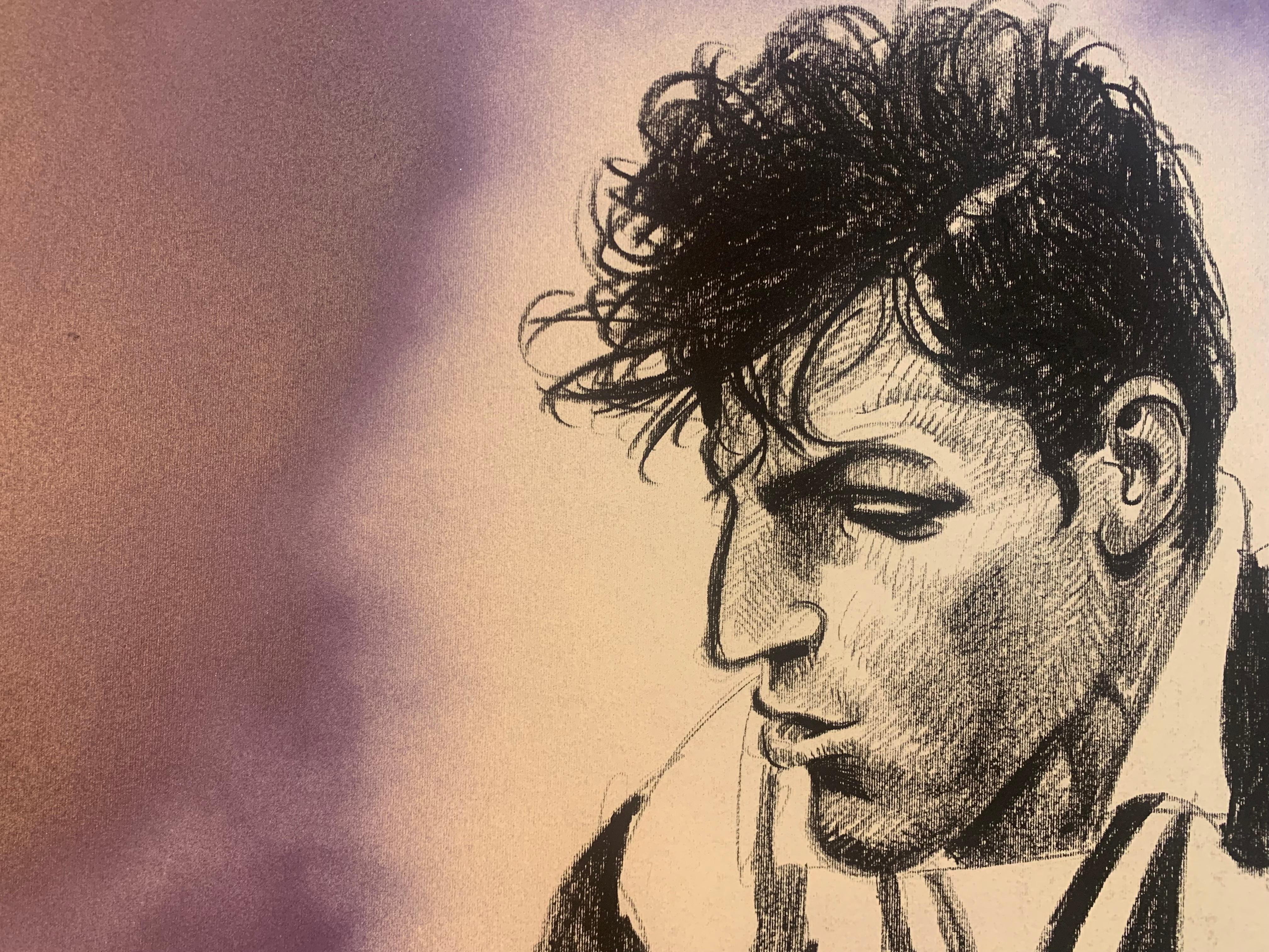 Juventus - Alessandro del Piero. UEFA Champions League 1996, 101 x 72 cm - Painting de Marco Silombria 