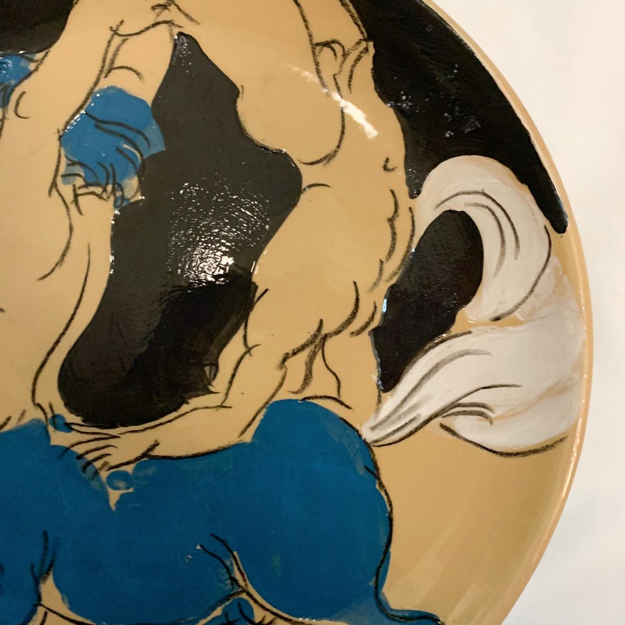 Marco MarCo Grande plaque de centaure érotique gay. Mythologie, Pop Art, 2004 en vente 3