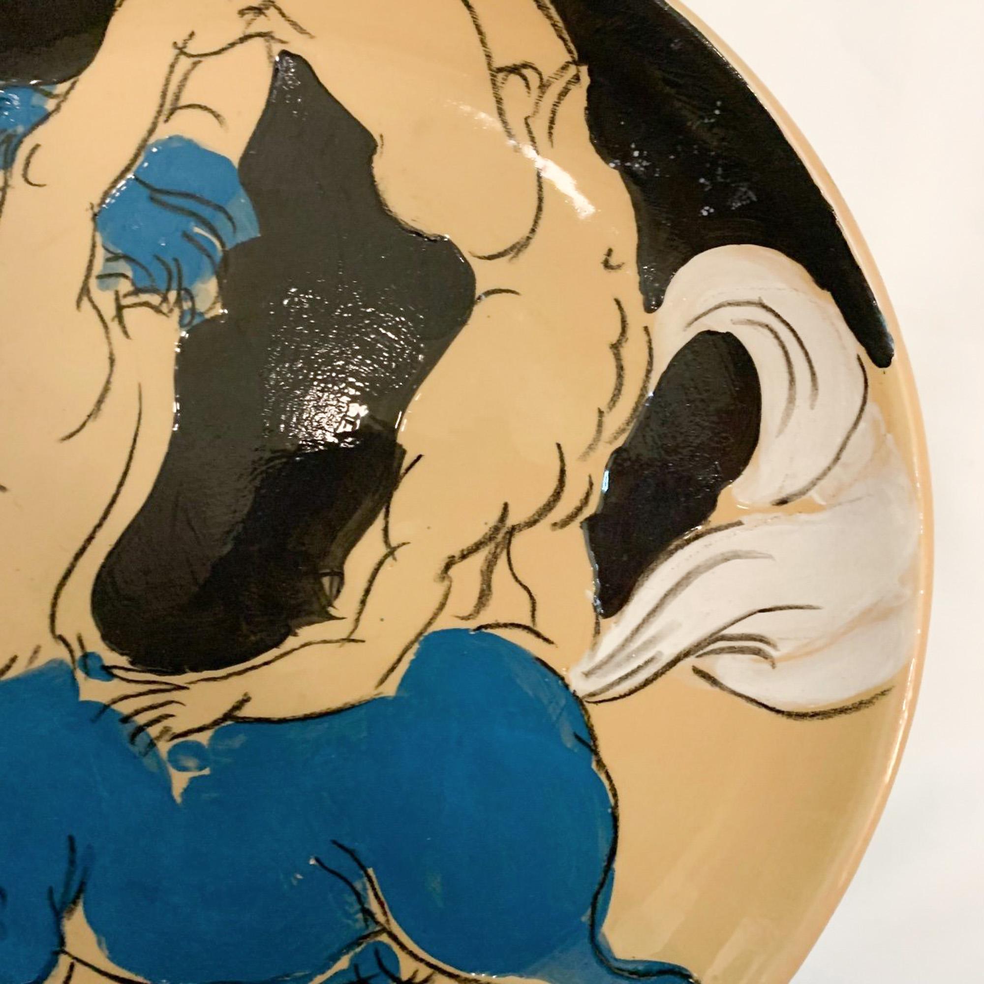 Marco MarCo Grande plaque de centaure érotique gay. Mythologie, Pop Art, 2004 en vente 8