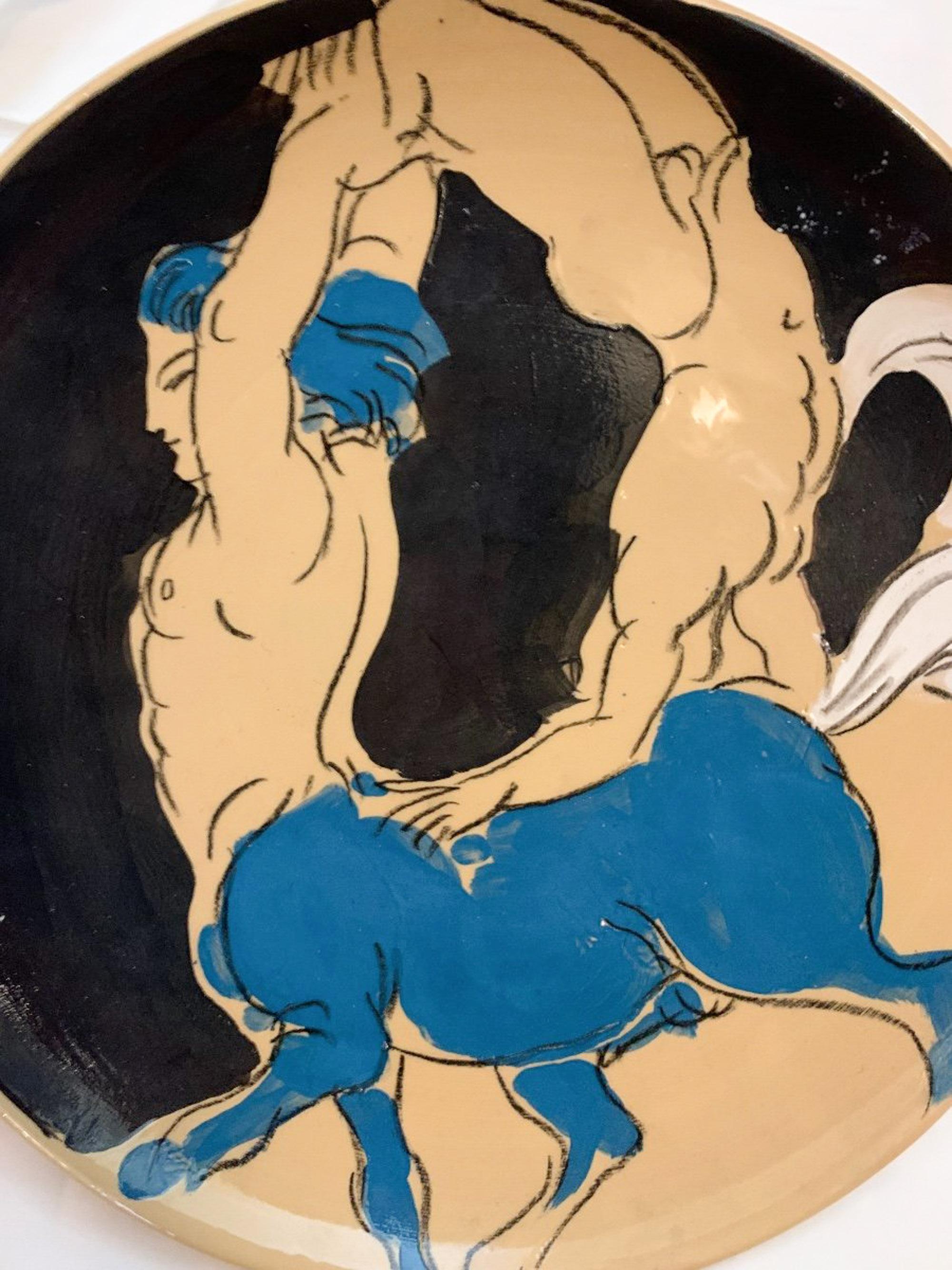 Marco MarCo Grande plaque de centaure érotique gay. Mythologie, Pop Art, 2004 en vente 7