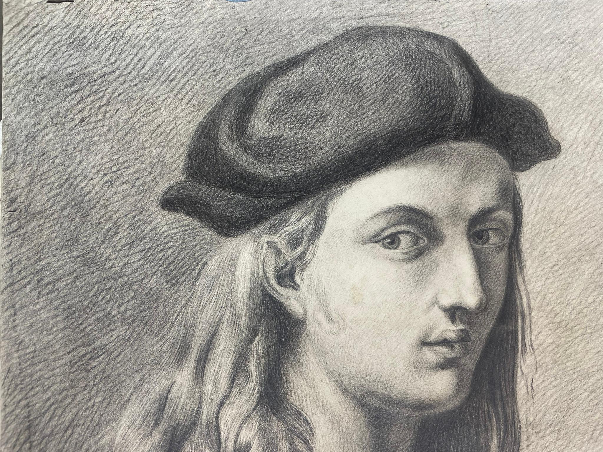 Academic Study after Raphael’s “Portrait of Bindo Altoviti”, Tuscan School. For Sale 1