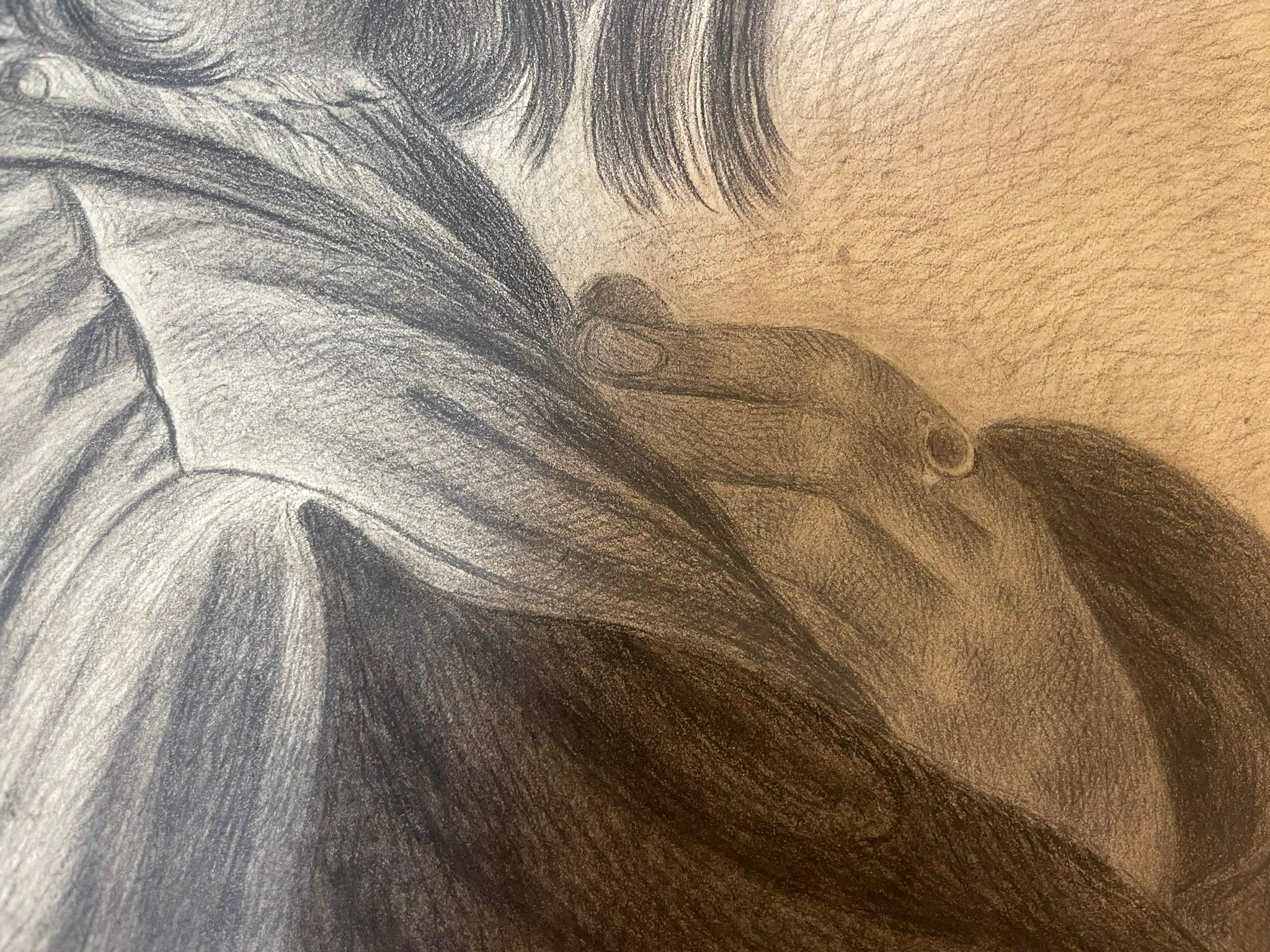 Academic Study after Raphael’s “Portrait of Bindo Altoviti”, Tuscan School. - Art by Unknown