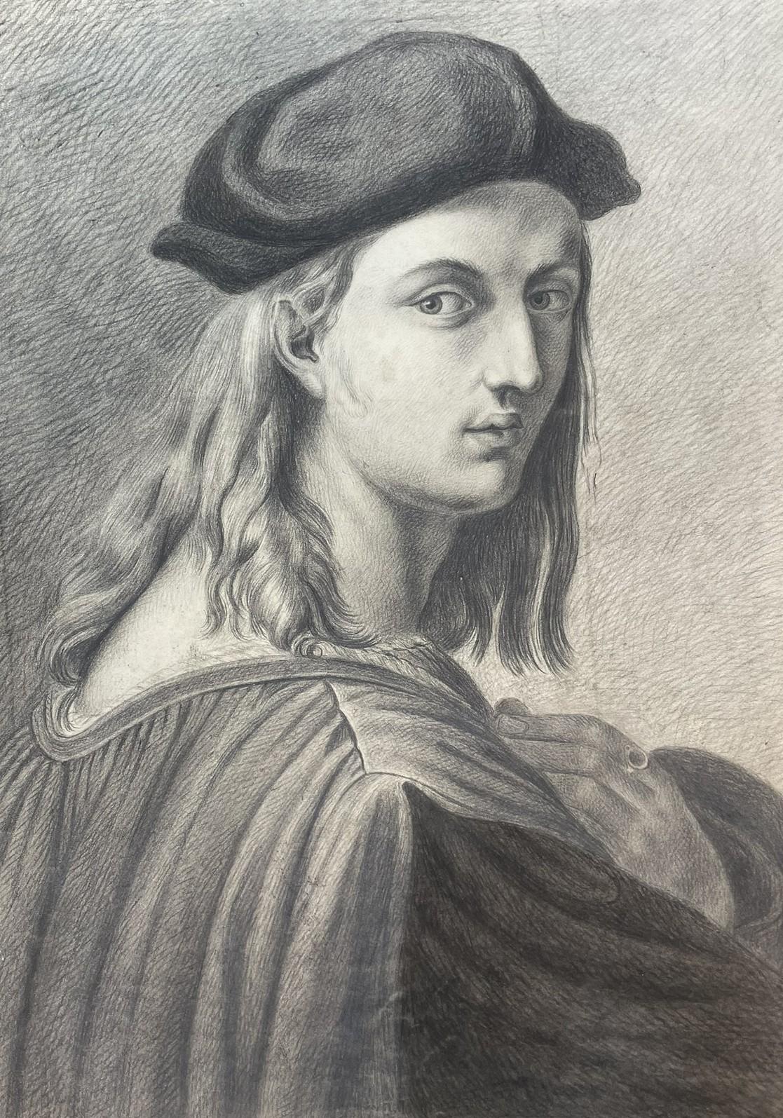 Unknown Figurative Art - Academic Study after Raphael’s “Portrait of Bindo Altoviti”, Tuscan School.