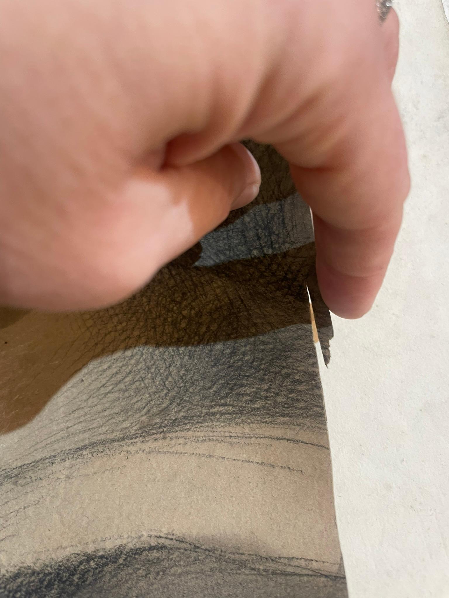 Estudio académico según el David de Miguel Ángel, Escuela Toscana, 51 × 43 cm en venta 3