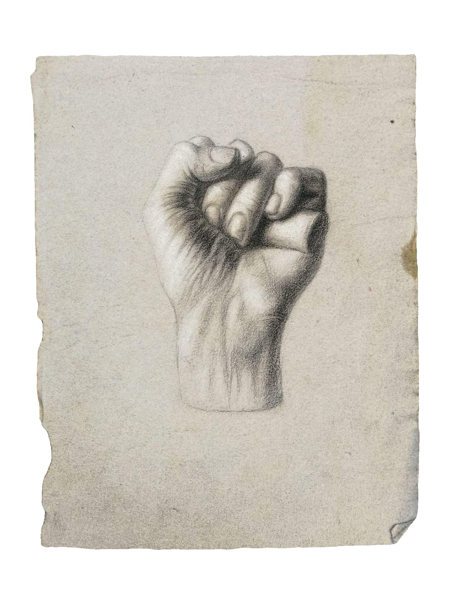 Academic Study of a Clenched Hand, Tuscany, mid-19th cent.