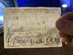 Jacques Callot–The Caprices: Horse Race In Piazza Pitti, Florence. 17th Century