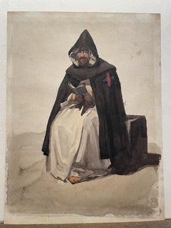 Monk of the Roman Campagna, from the series "Costumes italiens," 19th century.