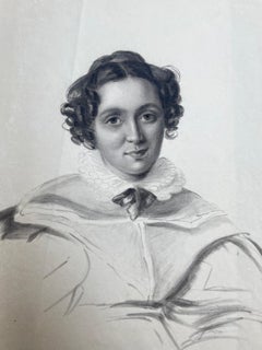 Ritratto di una donna con colletto a doppia balza, 1830–1840 CIRCA