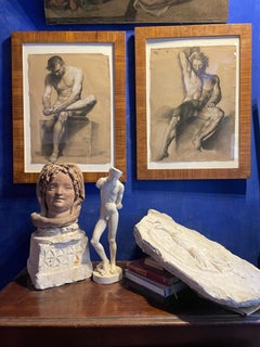 Academic Study of a Male Nude, Florentine School, circa 1800