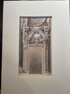 Project for San Michele in Bosco, Bologna, Domenico Santi, 17th century