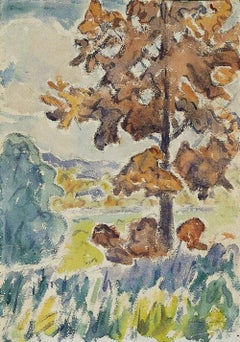 Acquerello di Oak Oak di Allen Tucker