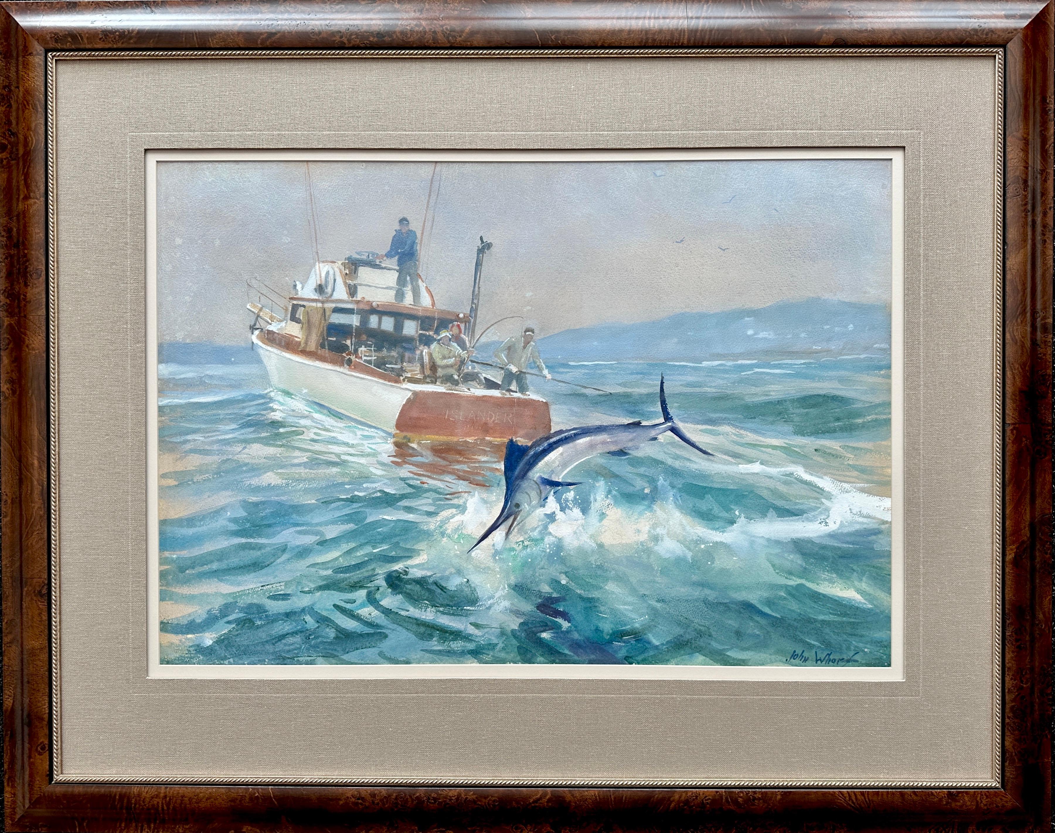 A. Marlin (con pescatore sulla barca Islander) di John Whorfs