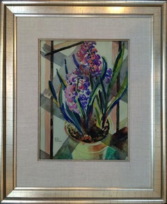Hyacinth watercolor by Jessie Bone Charman