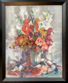 Flower Arrangement watercolor painting by John E. Costigan