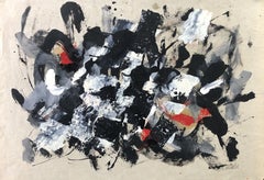 Senza titolo-059 tecnica mista su carta di John von Wichts