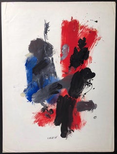 Untitled-055 mixed media abstraction by John Von Wicht