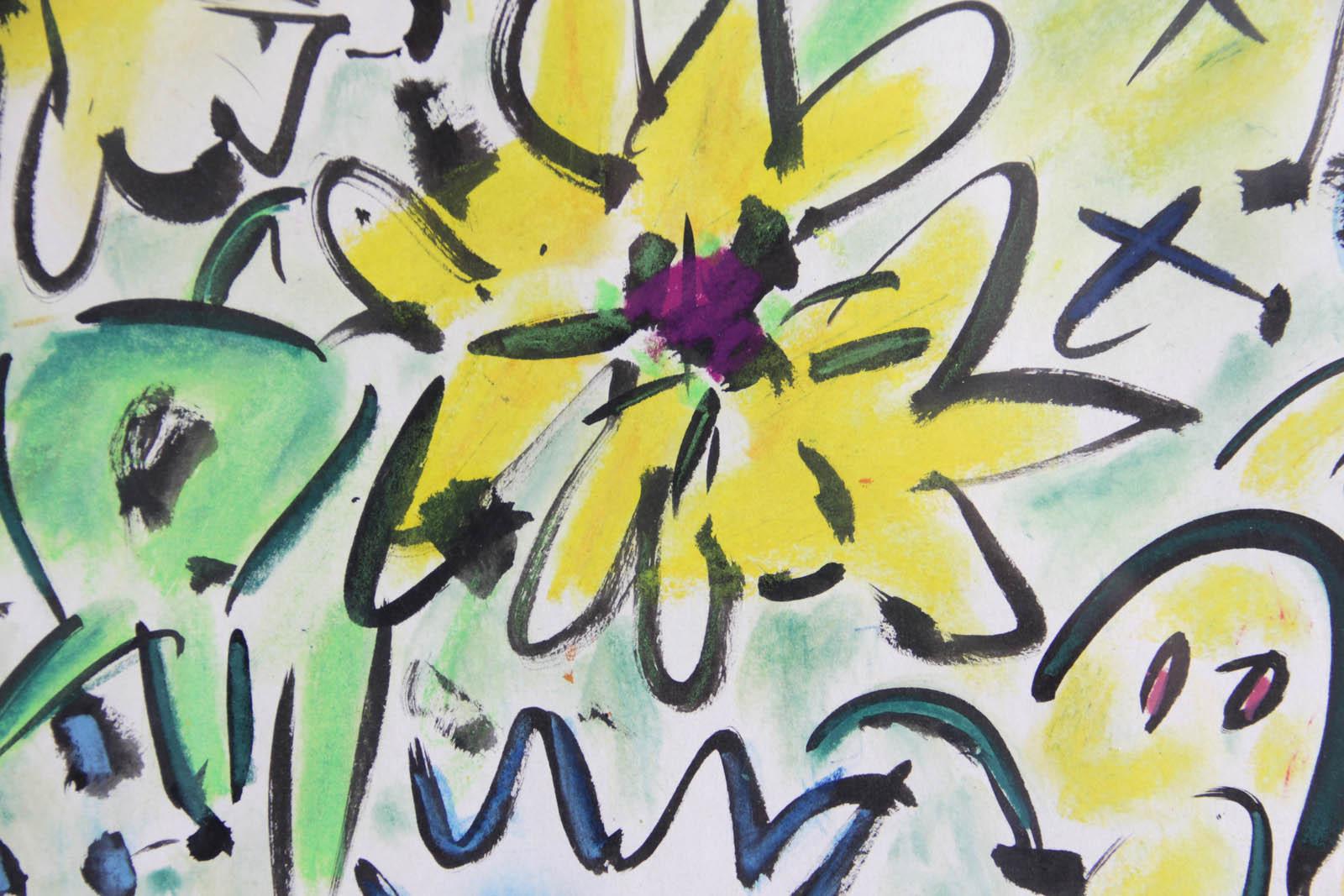 Fleurs - École française Art par GEN PAUL