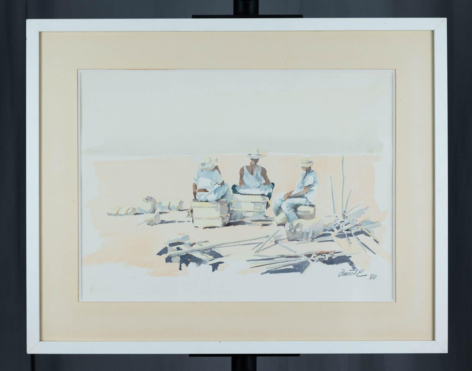Persönlichkeiten am Strand – Art von Dalva Duarte