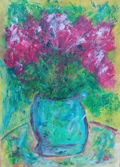 "Summer flowers in a vase"