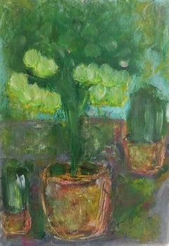 "Courtyard with a lemon tree"