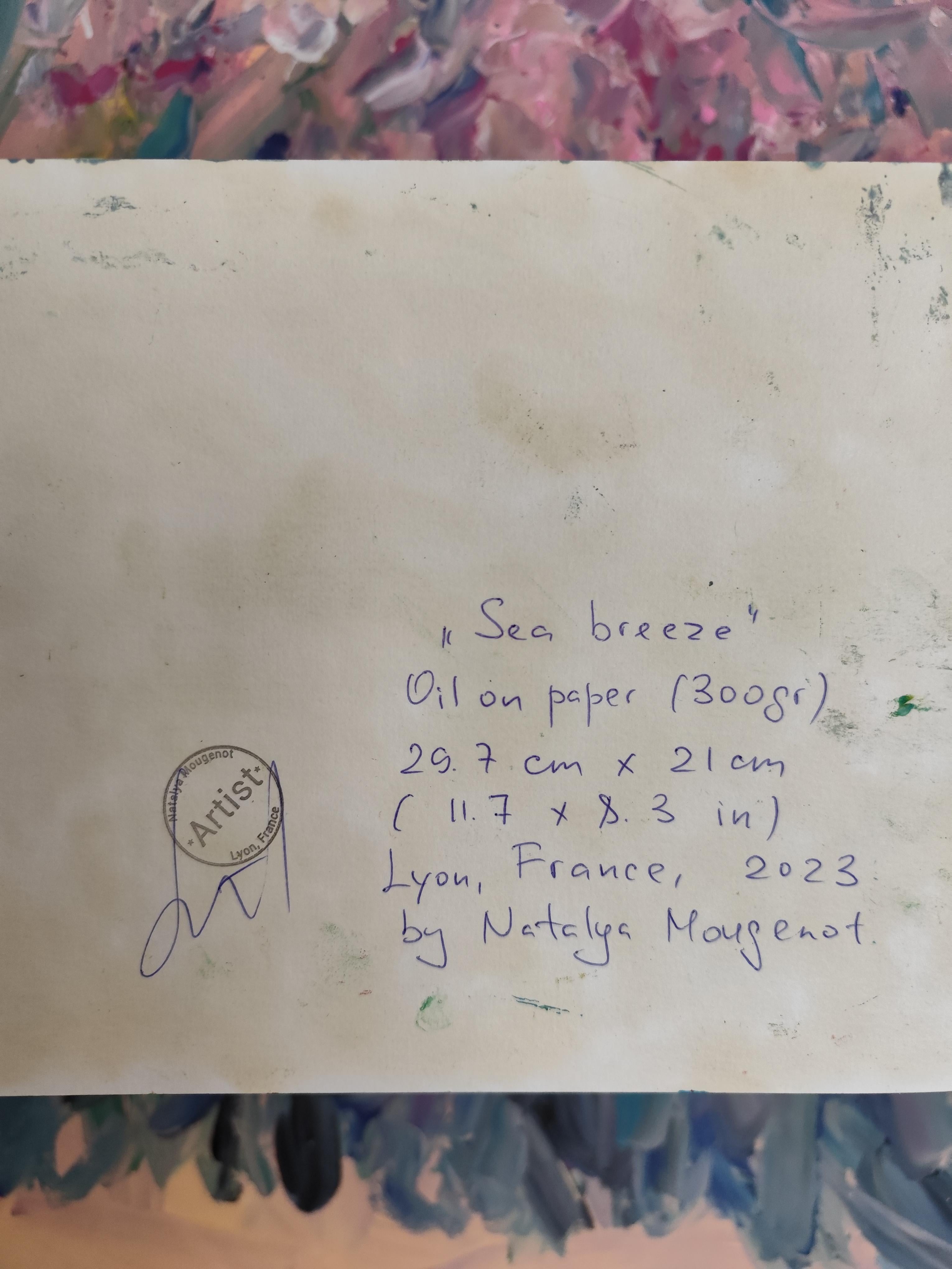 Dipinto a olio su carta 