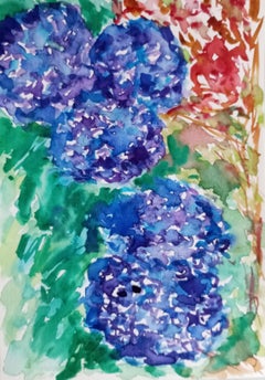 "The beauty of blue gardenia flowers"