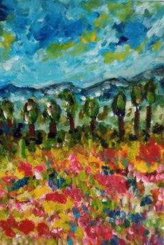 "Capturing the beauty of nature" ( landscape painting of the south of France)