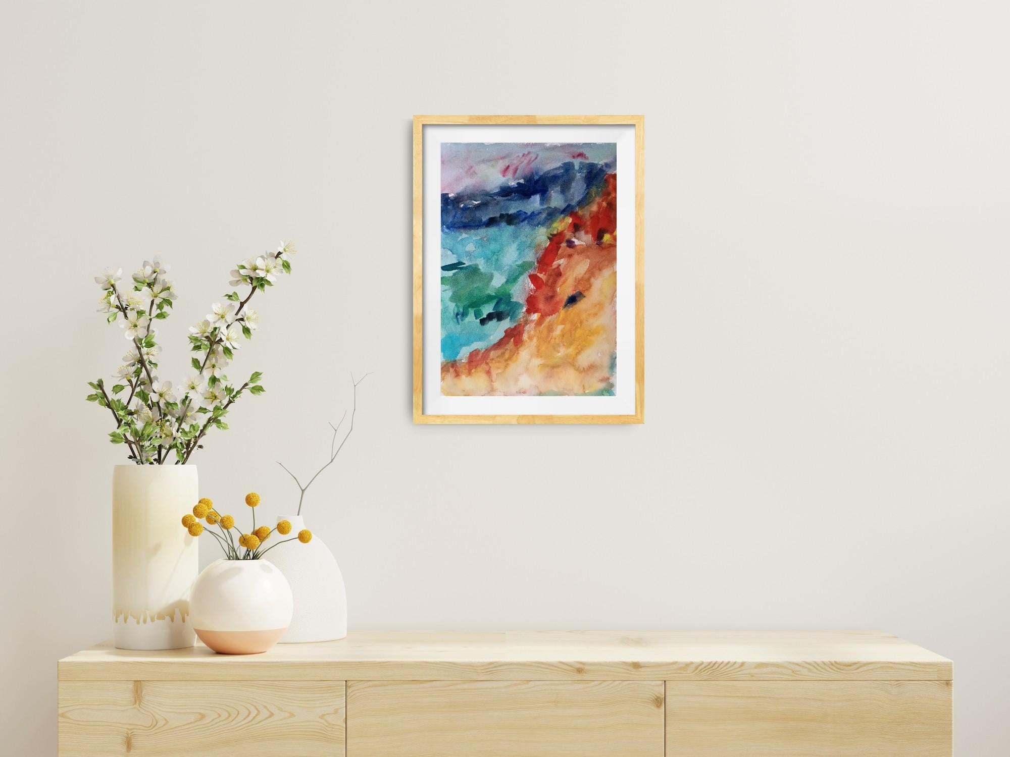 This artwork makes part of my small collection of abstract paintings created in various vivid tones.

This collection was created for contemporary interior decoration to bring   a touch of color into your space.

In my abstract artworks I manipulate