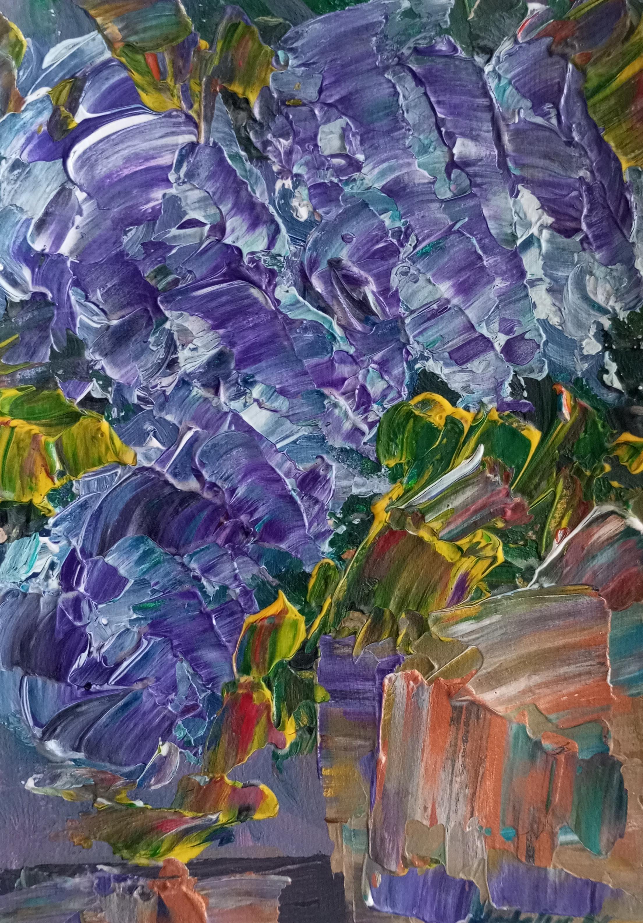 Natalya Mougenot  Still-Life - Lilacs from garden 